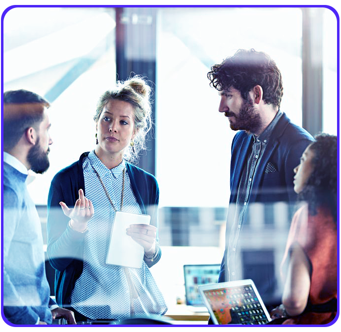 image showing a team having a discussion