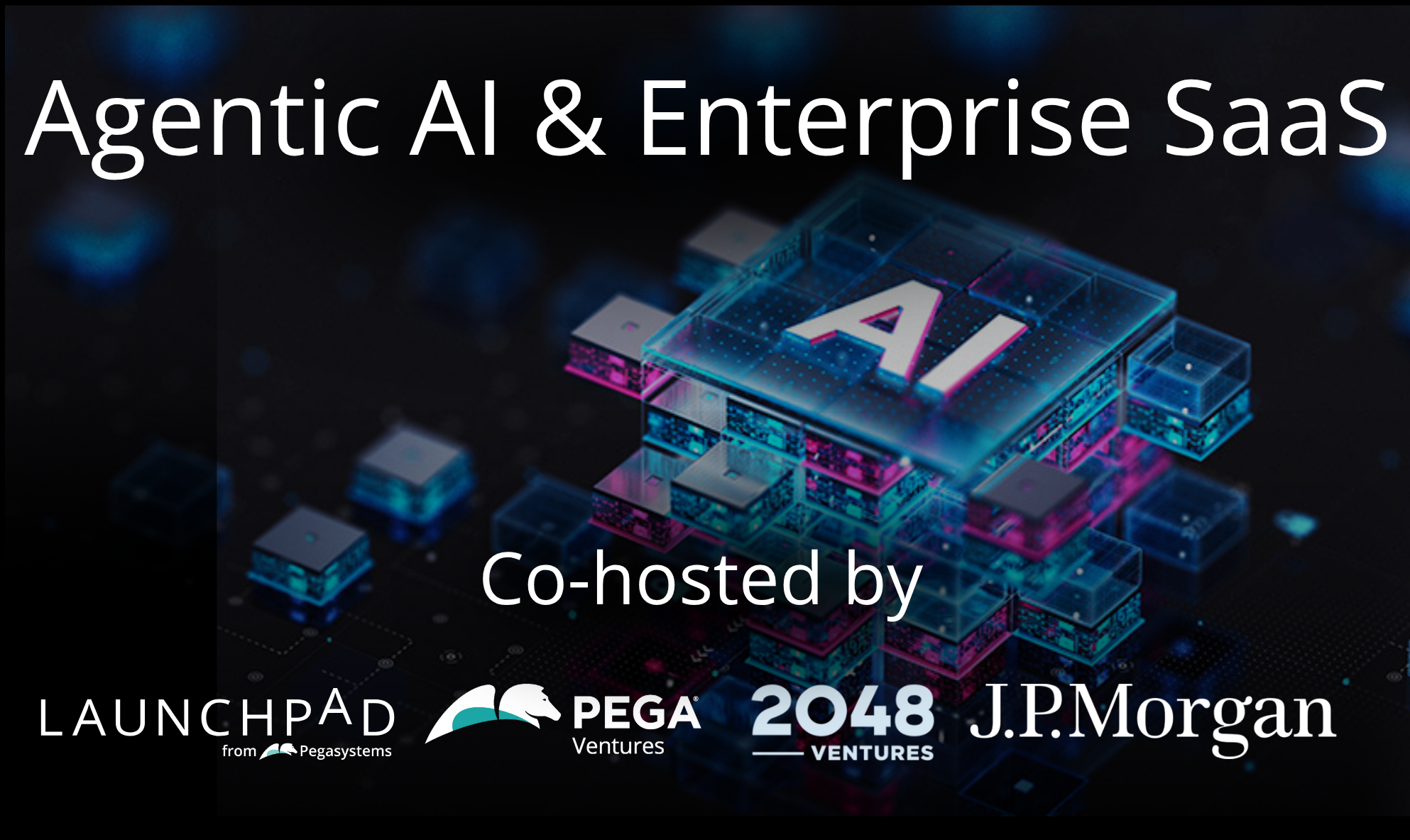 Agentic AI and Enterprise SaaS event poster