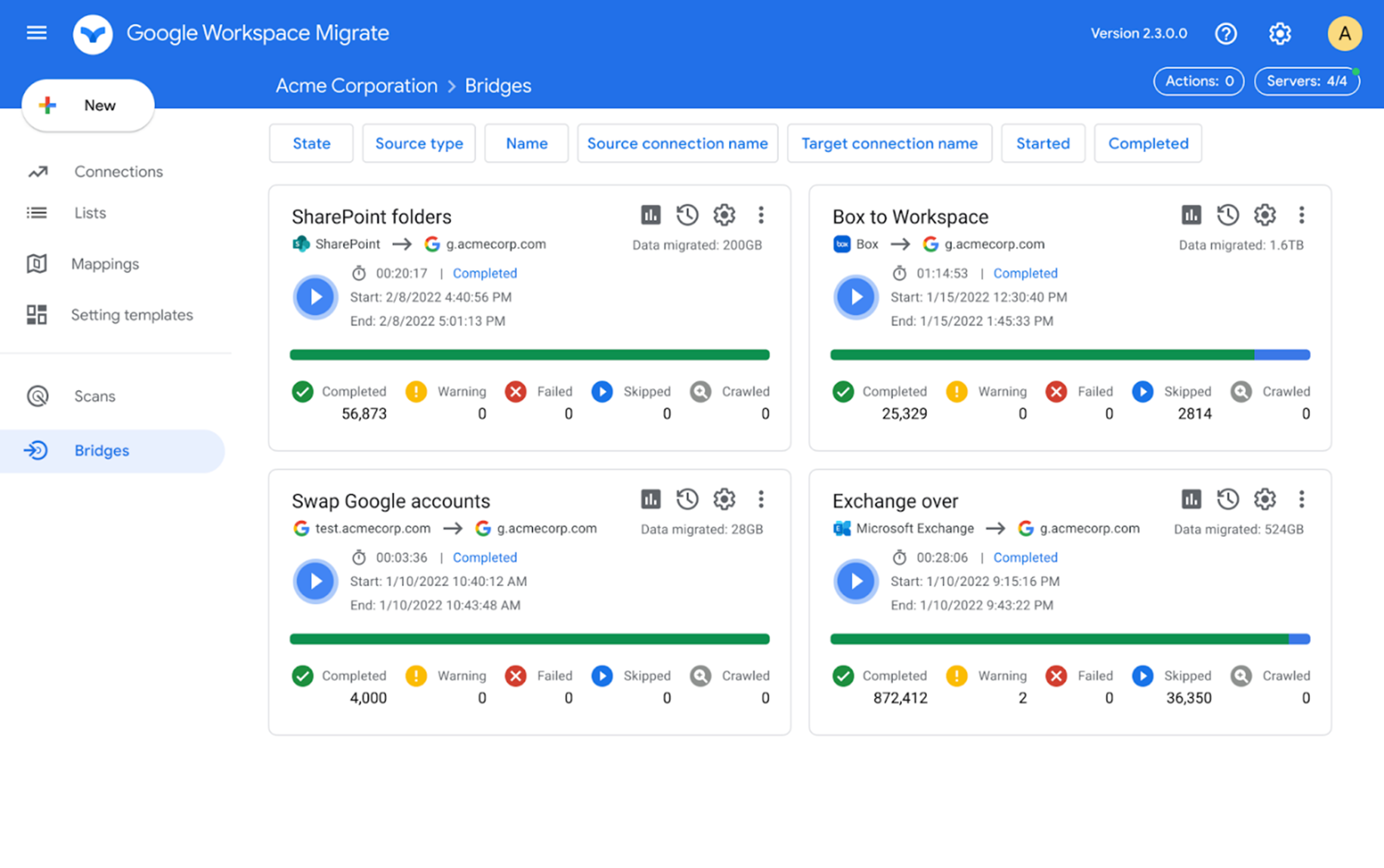 Google cloud Migrate