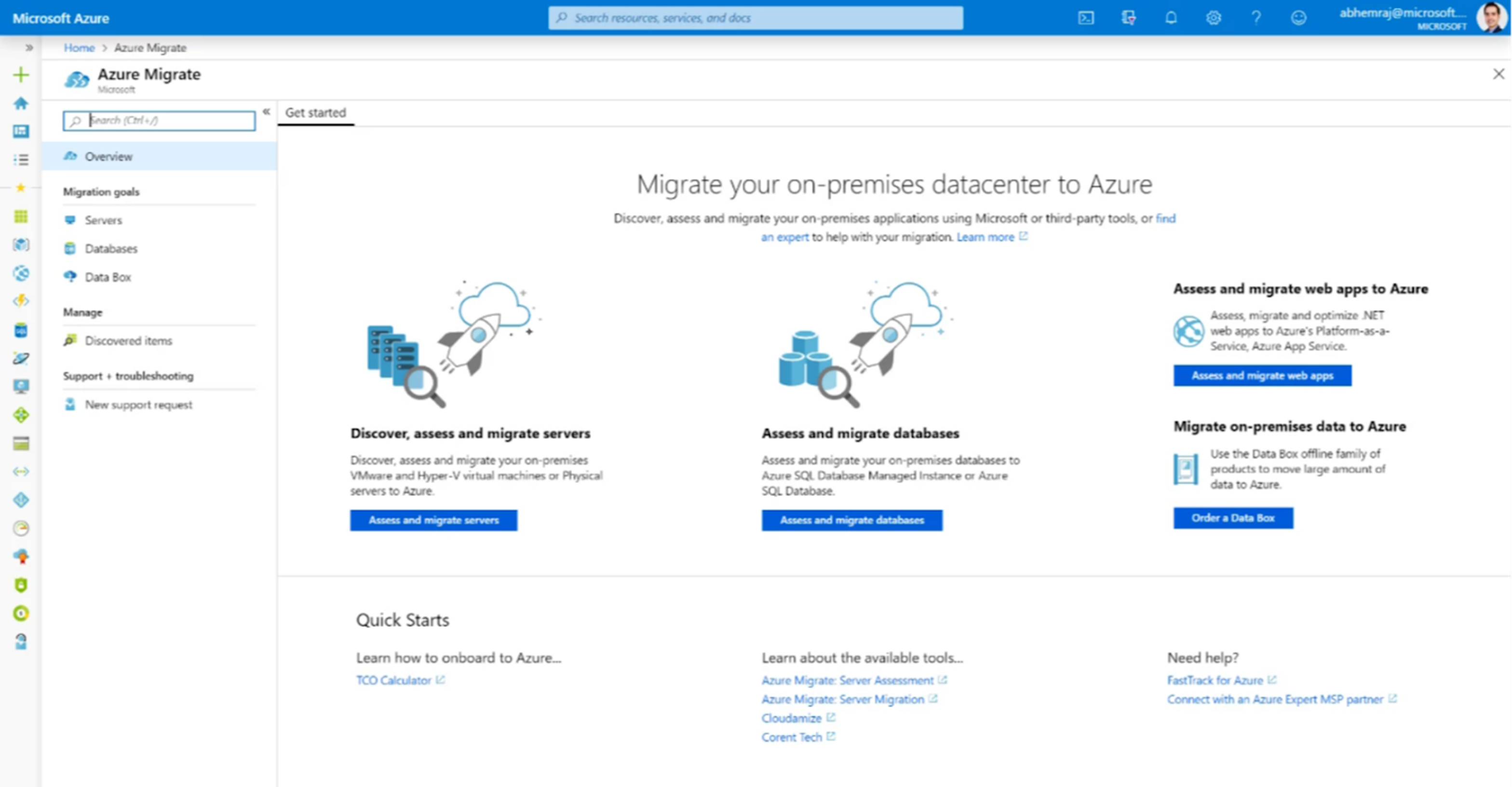 Microsoft Azure Migrate