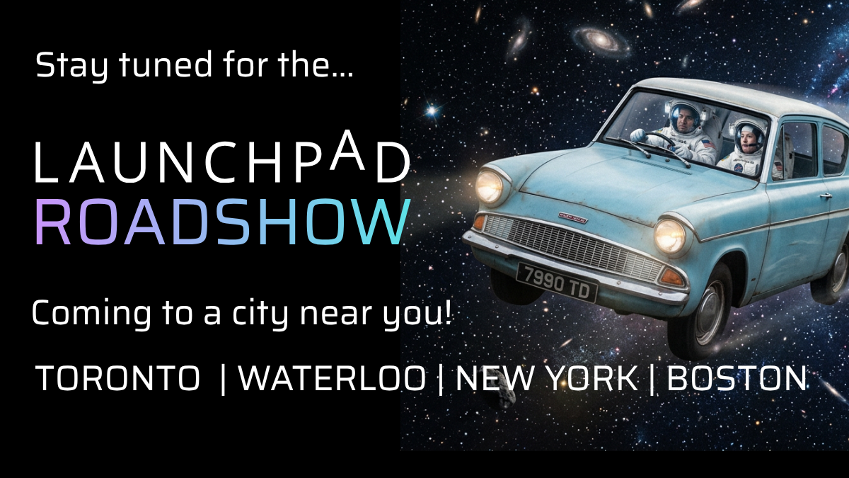 Launchpad roadshow poster