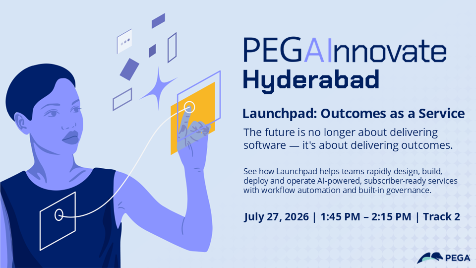 PEGAInnovate Hyderabad event poster