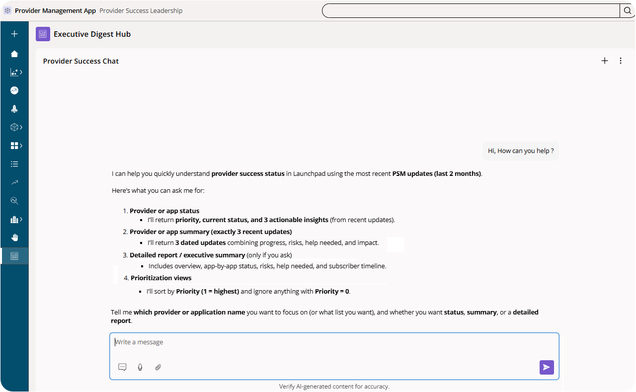 provider management app