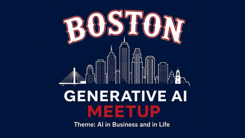 Boston Generative AI meetup poster