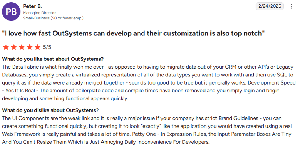 outsystems review