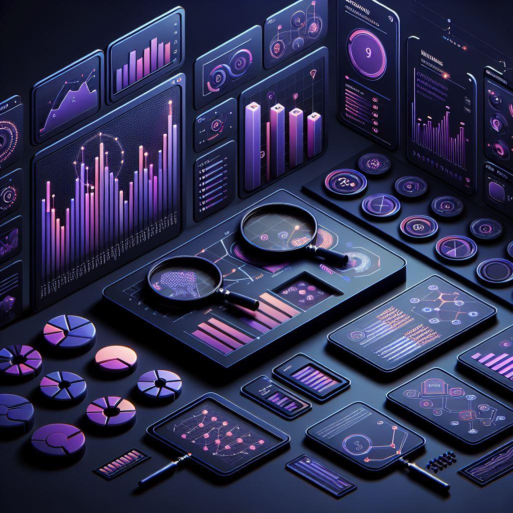 Images showing dashboards, graphs, and charts