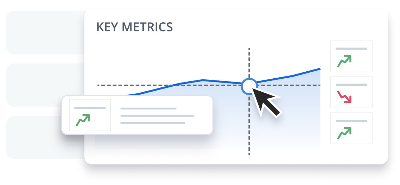 Image showing a dashboard with a chart and metrics