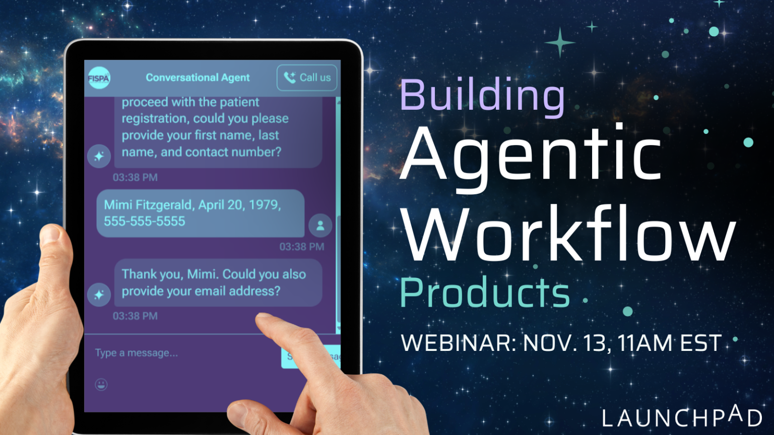 Building Agentic Workflow Products webinar poster